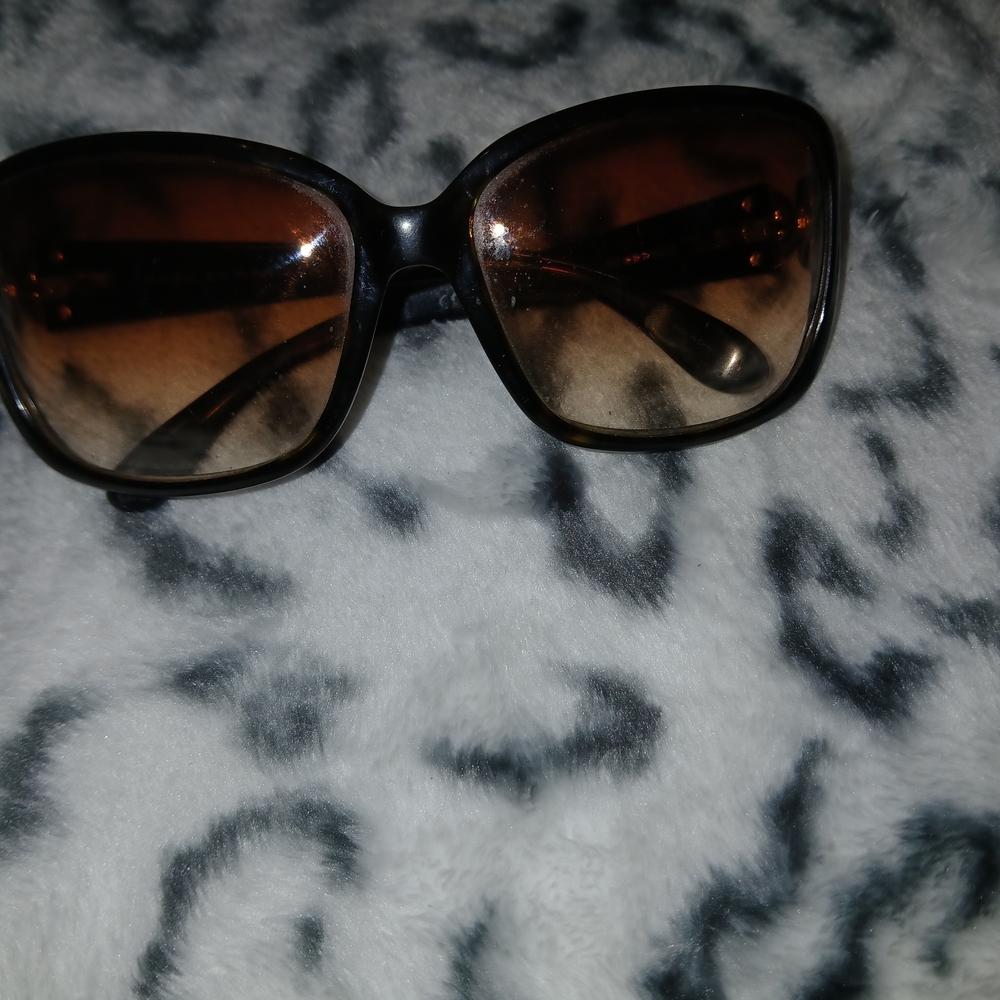 Marc Jacobs Black and Brown Sunglasses